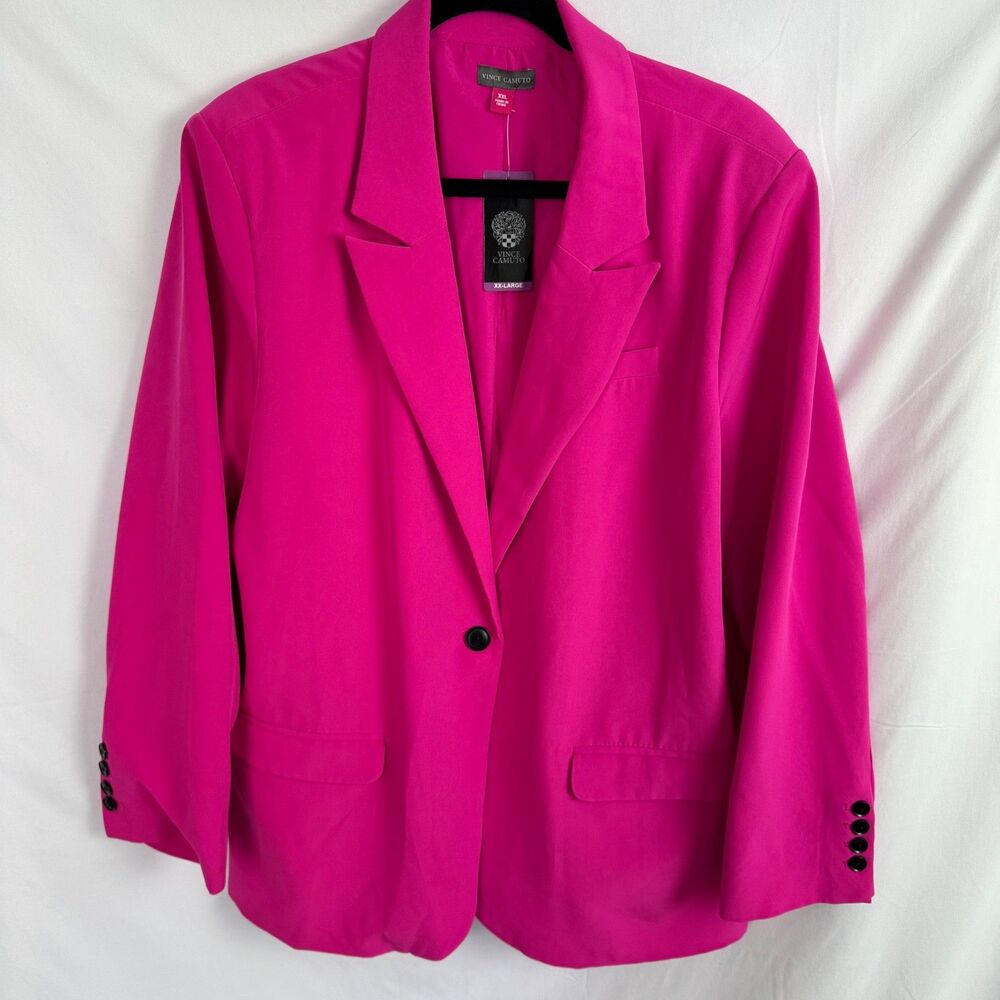 Vince Camuto Women's Blazer Jacket Size XXL Pink Long Sleeves NEW